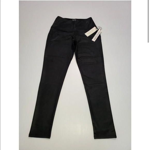 Rachel Zoe Faux Leather Leggings Size Medium - Picture 3 of 5